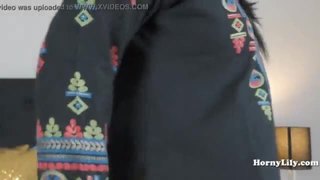 Horny lily pantat dildo-apaan india besar butt (dalam bahasa hindi audio)